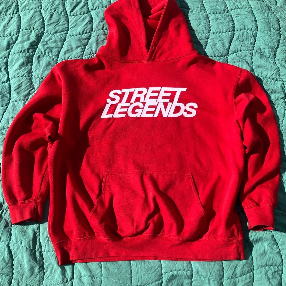 Vintage 80’s street legends Red Hoodie